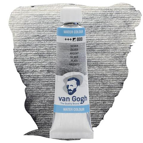 Van Gogh Tüp Sulu Boya 10ml Silver 800 - 800 Silver