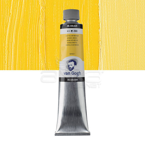 Van Gogh Yağlı Boya 200ml Seri:1 269 Azo Yellow Medium - 269 Azo Yellow Medium