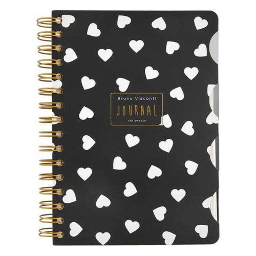 Victoria Journals Spiralli Defter A5 4 Ayraçlı 120 Yaprak (Çizgili, Noktalı, Düz Çizgisiz)