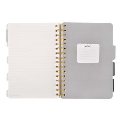 Victoria Journals 4 Ayraçlı Çizgili-Noktalı-Düz A5 Spralli 120 Yaprak - Thumbnail