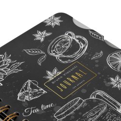 Victoria Journals 4 Ayraçlı Çizgili-Noktalı-Düz A5 Spralli 120 Yaprak - Thumbnail