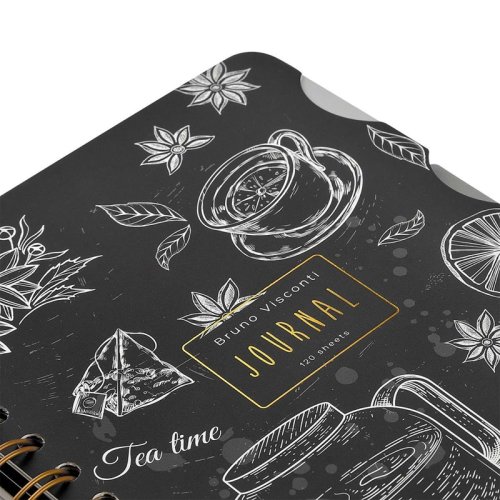 Victoria Journals 4 Ayraçlı Çizgili-Noktalı-Düz A5 Spralli 120 Yaprak