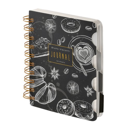 Victoria Journals Spiralli Defter A5 4 Ayraçlı 120 Yaprak (Çizgili, Noktalı, Düz Çizgisiz)