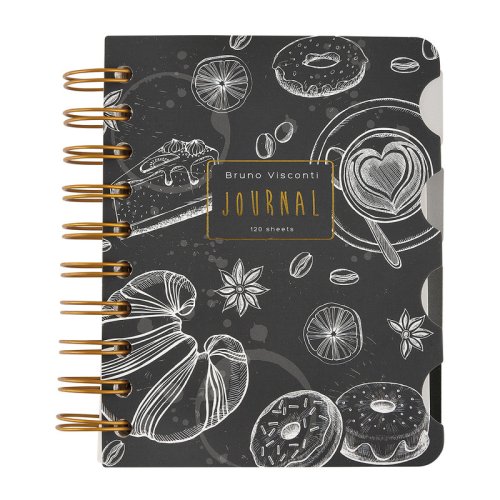 Victoria Journals Spiralli Defter A5 4 Ayraçlı 120 Yaprak (Çizgili, Noktalı, Düz Çizgisiz)