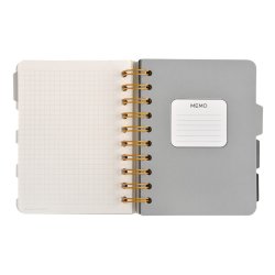 Victoria Journals Spiralli Defter A5 4 Ayraçlı 120 Yaprak (Çizgili, Noktalı, Düz Çizgisiz) - Thumbnail