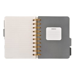 Victoria Journals Spiralli Defter A5 4 Ayraçlı 120 Yaprak (Çizgili, Noktalı, Düz Çizgisiz) - Thumbnail