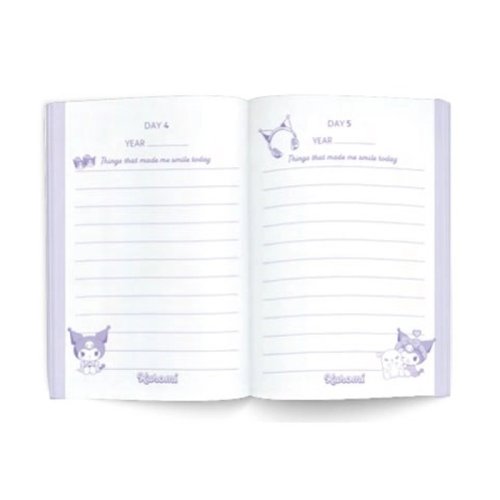 Victoria Journals Kuromi 365 gün Günlük 368 Sayfa 80g A7 Defter 525-1987