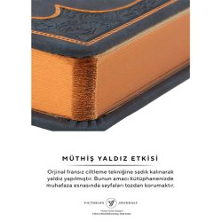 Victoria Journals Vintage Old Book Defter 14x20cm 80g - Thumbnail