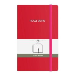 VICTORIAS - Victorias Journals Classic Sert Kapak Defter 13x21cm 70g 400 Sayfa Çizgili Fuşya