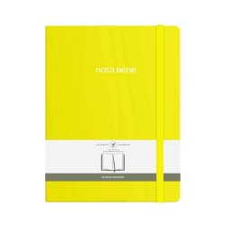 Anka Art - VJ Classic Sert Kapak Defter 19x25 70 gr 320 sf Çizgili Sarı