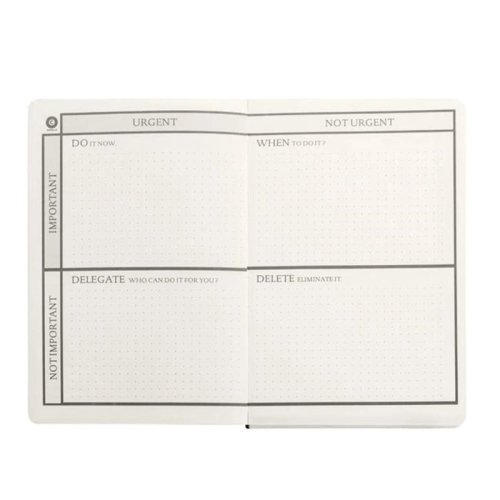 Victoria Journals Copelle 14x21cm Bullet Journal Noktalı Defter Siyah 8921