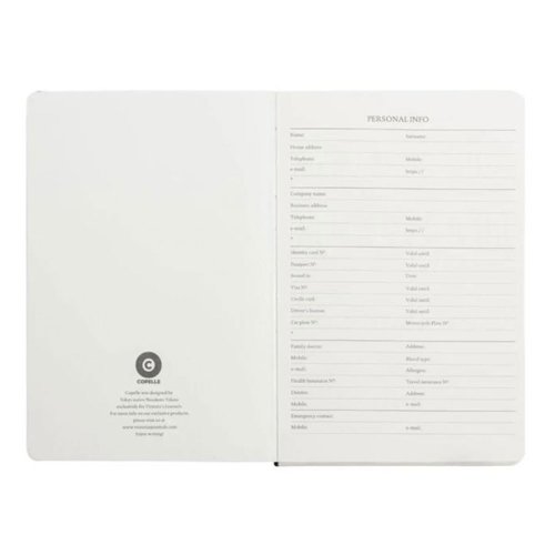 Victoria Journals Copelle 14x21cm Bullet Journal Noktalı Defter Siyah 8921