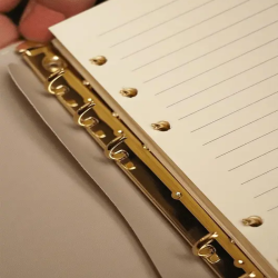 Victorias Journals Mekanizmalı Deri Defter 80g 96 Yaprak A6 - Thumbnail