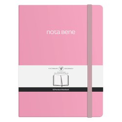VICTORIAS - Victorias Journals Premium Sert Kapak Defter A4 100g 192 Sayfa Çizgili Pembe