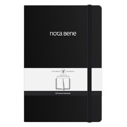 VICTORIAS - Victorias Journals Premium Sert Kapak Defter A5 100g 192 Sayfa Çizgili Siyah