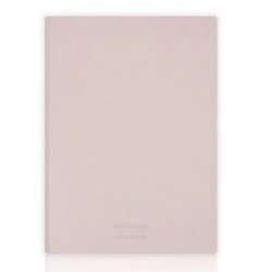 VICTORIAS - Victorias Journals Esnek kapak Defter B5 80g Krem 128 Yaprak Çizgisiz Pudra Pembe