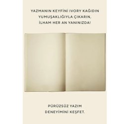 Victorias Journals Esnek kapak Defter B5 80g Krem 128 Yaprak Çizgisiz Pudra Pembe - Thumbnail