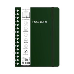 VICTORIAS - Victorias Journals Spiralli Sert Kapak Defter A4 100g 160 Sayfa Çizgili Kırmızı