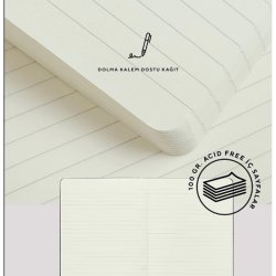 Victorias Journals Spiralli Sert Kapak Defter A4 100g 160 Sayfa Çizgili Kırmızı - Thumbnail