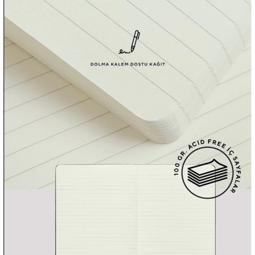 Victorias Journals Spiralli Sert Kapak Defter A4 100g 160 Sayfa Çizgili Kırmızı