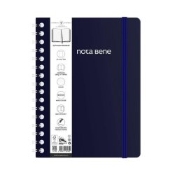 Victoria's Journals - Victorias Journals Spiralli Sert Kapak Defter A4 100g 160 Sayfa Çizgili Lacivert