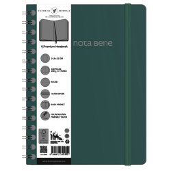 VICTORIAS - Victorias Journals Spiralli Sert Kapak Defter A5 100g 160 Sayfa Yeşil