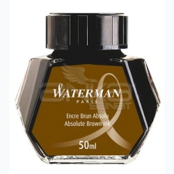 Waterman - Waterman Dolma Kalem Mürekkebi Absolute Brown Ink 50ml