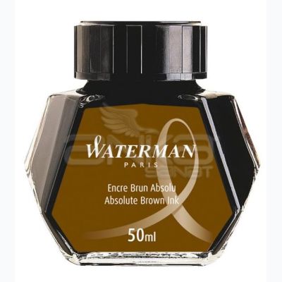 Waterman Dolma Kalem Mürekkebi Absolute Brown Ink 50ml - Absolute Brown