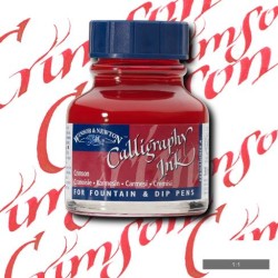 Winsor&Newton - Winsor & Newton Calligraphy Mürekkebi 30ml Crimson 203