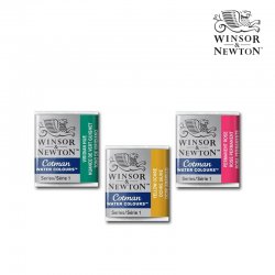 Winsor & Newton Cotman Sulu Boya 1/2 Tablet - Thumbnail