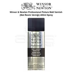 Winsor&Newton - Winsor & Newton Professional Picture Matt Varnish (Mat Resim Verniği) 400ml Sprey