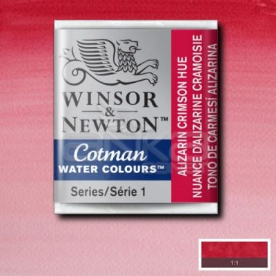 Winsor & Newton Tablet Sulu Boya No:003 Alizarin Crimson Hue - 003 Alizarin Crimson Hue