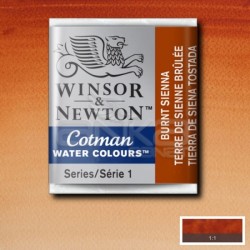 Winsor&Newton - Winsor & Newton Tablet Sulu Boya No:074 Burnt Sienna