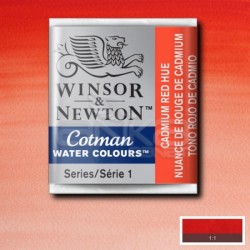 Winsor&Newton - Winsor & Newton Tablet Sulu Boya No:095 Cadmium Red Hue
