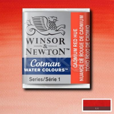 Winsor & Newton Tablet Sulu Boya No:095 Cadmium Red Hue - 095 Cadmium Red Hue