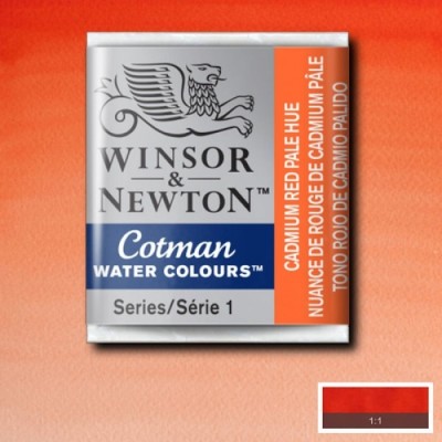 Winsor & Newton Tablet Sulu Boya No:103 Cadmium Red Pale Hue - 103 Cadmium Red Pale Hue