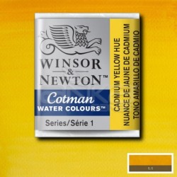 Winsor&Newton - Winsor & Newton Tablet Sulu Boya No:109 Cadmium Yellow Hue