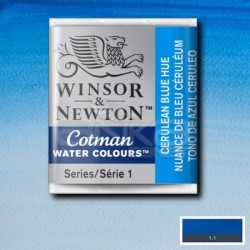 Winsor&Newton - Winsor & Newton Tablet Sulu Boya No:139 Cerulean Blue Hue