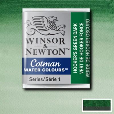 Winsor & Newton Tablet Sulu Boya No:312 Hookers Green Dark - 312 Hookers Green Dark