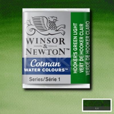 Winsor & Newton Tablet Sulu Boya No:314 Hookers Green Light - 314 Hookers Green Light