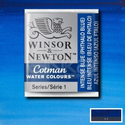 Winsor & Newton Tablet Sulu Boya No:327 Intense Blue - 327 Intense Blue