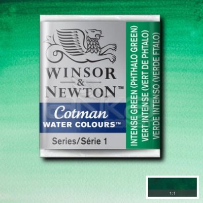 Winsor & Newton Tablet Sulu Boya No:329 Intense Green - 329 Intense Green