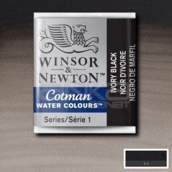 Winsor&Newton - Winsor & Newton Tablet Sulu Boya No:331 Ivory Black