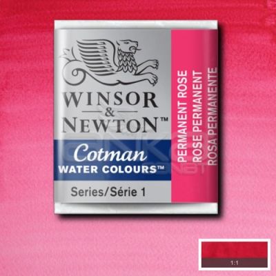Winsor & Newton Tablet Sulu Boya No:502 Permanent Rose - 502 Permanent Rose