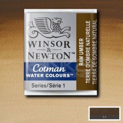 Winsor & Newton Tablet Sulu Boya No:554 Raw Umber - 554 Raw Umber