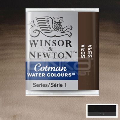Winsor & Newton Tablet Sulu Boya No:609 Sepia - 609 Sepia