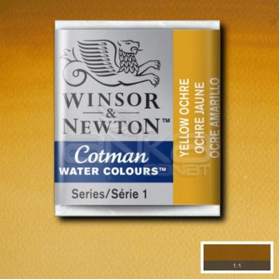 Winsor & Newton Tablet Sulu Boya No:744 Yellow Ochre - 744 Yellow Ochre