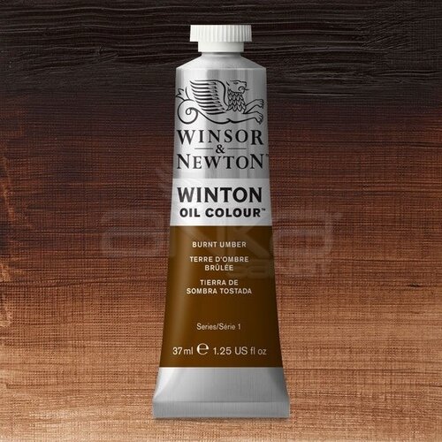 Winsor&Newton Winton Yağlı Boya 37ml 076 Burnt Umber - 076 Burnt Umber