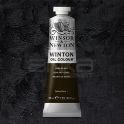 Winsor&Newton - Winsor & Newton Winton Yağlı Boya 37ml 337 Lamp Black
