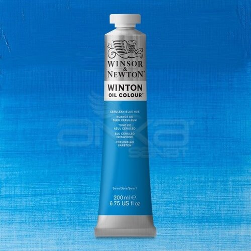 Winsor & Newton Winton Yağlı Boya 200ml 138 (10) Cerulean Blue Hue - 138 (10) Cerulean Blue Hue